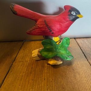 Ceramic cardinal figurine